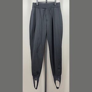 LL Bean Pants Womens 12 black ski stirrup outdoor sports athletic vintage